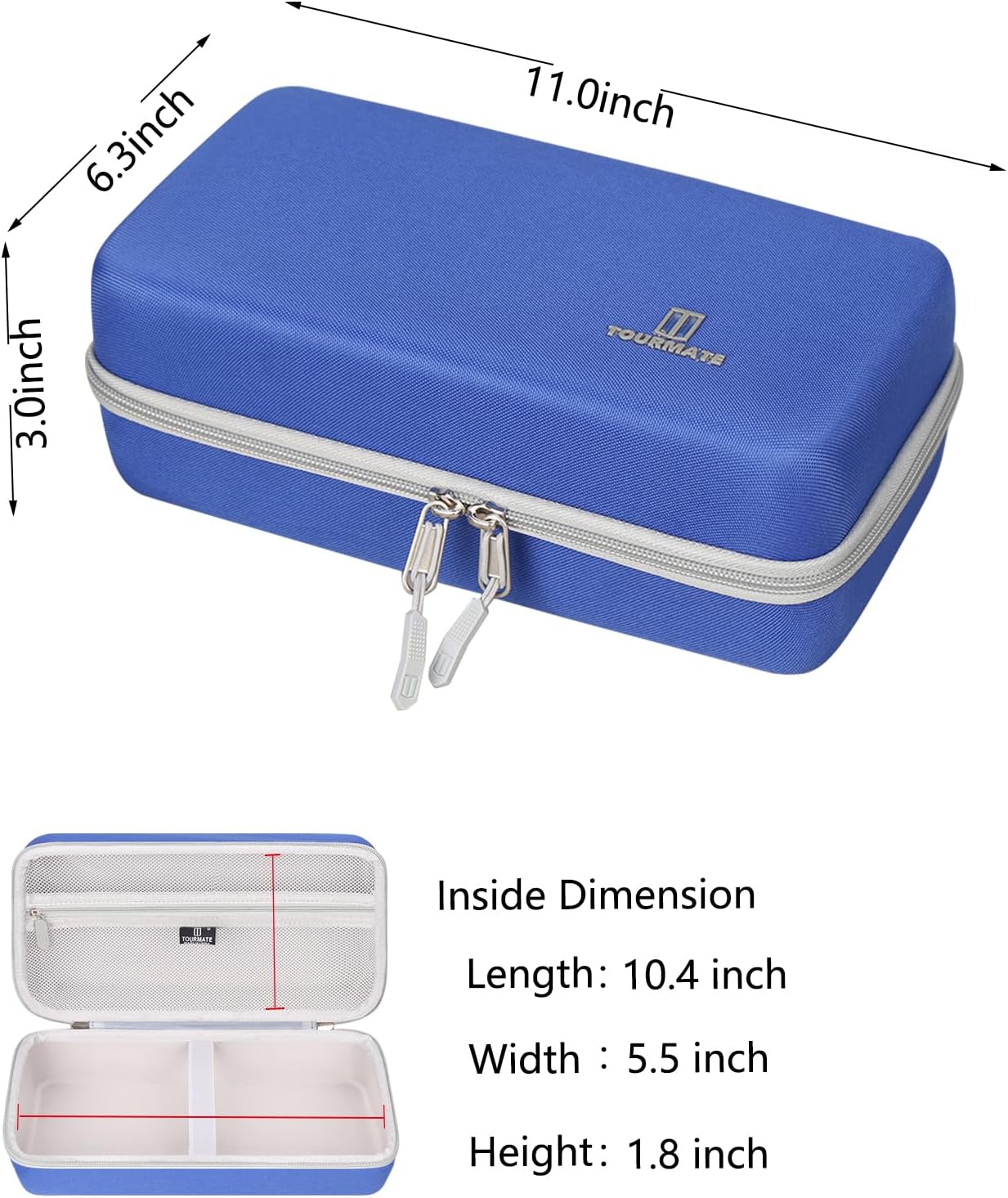 Tourmate Hard Case for Halo Bolt Air+ 55500mAh/58830 mWh/44400 mWh Portable Emergency Power, Travel Case for Halo Bolt Compact Portable - Vehicle Jump Starter with Air Compressor (Box Only) image 4