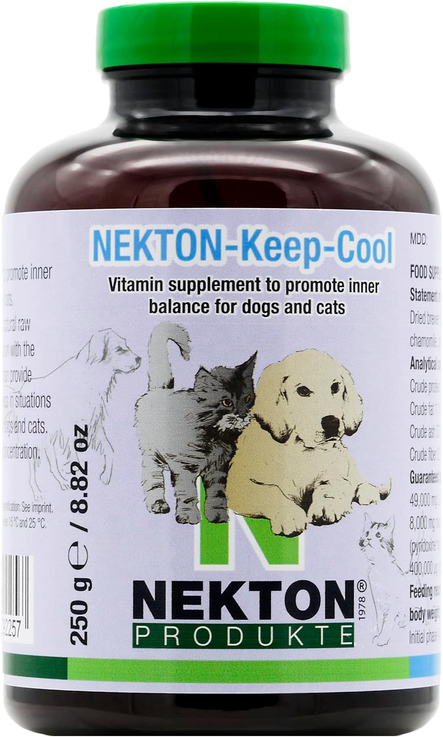 Nekton Keep-Cool Calmative for Dogs and Cats, 250gm