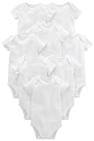 Simple Joys by Carter's Body de Manga Corta con Botones Laterales (Paquete de 8) Unisex bebé