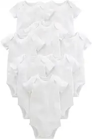 Body Pacote com 8 bodies de manga curta Simple Joys by Carter'sUnisex Bebê