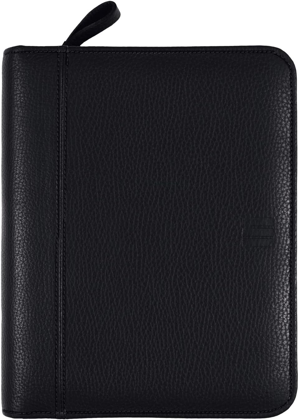 Finocam Andrea 2026 Open Leather Diary with Zip, Week to View January 2026, December 2026, 12 Months, Black, Spanish