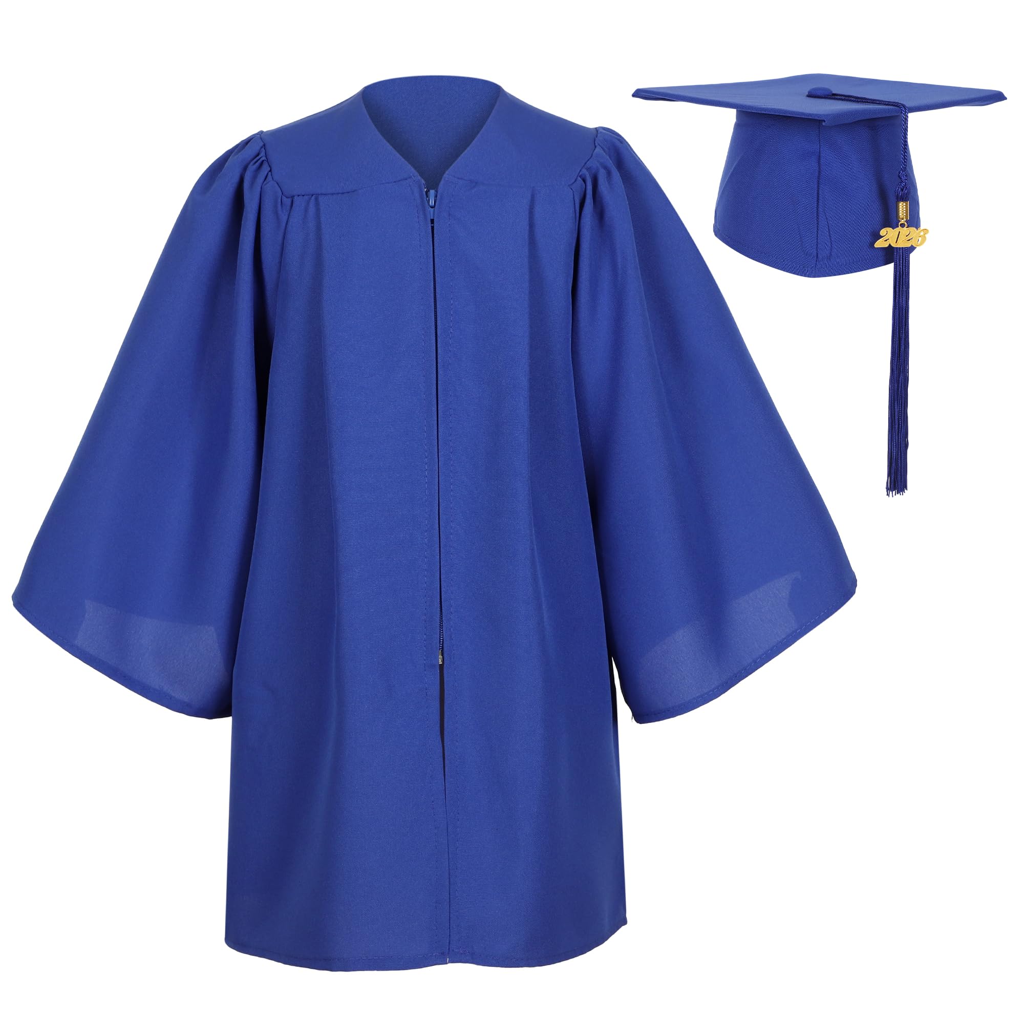 Matte Kindergarten Preschool Graduation Gown Cap 2026