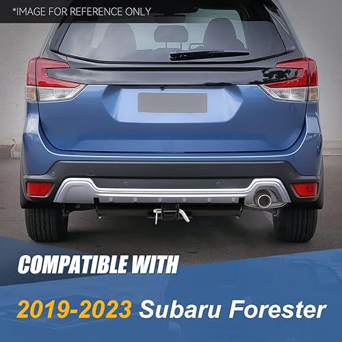 Miniatura 7 de Auto Dynasty Receptor y pasador de remolque trasero de 2 pulgadas de clase 3 compatible con Subaru Forester 2019-2023, recubrimiento en polvo negro