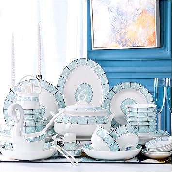 ceramic food plate ceramic dinnerware set plate home dining plate salad soup bowl