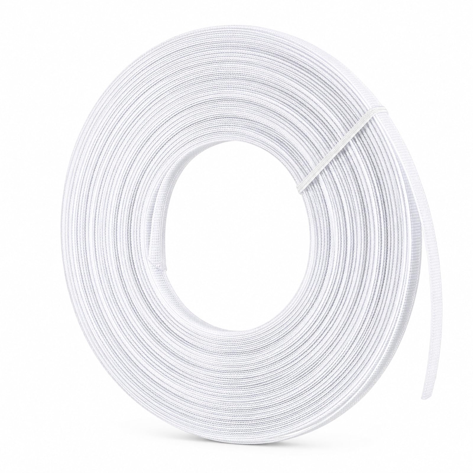 HJZHII 25 Yard Boning for Sewing, Polyester Boning for Sewing Corset Boning Sew-Through Low Density Plastic Boning White Polyester Boning for Corsets Wedding Dress Bridal Gowns Hats Sewing Crafts
