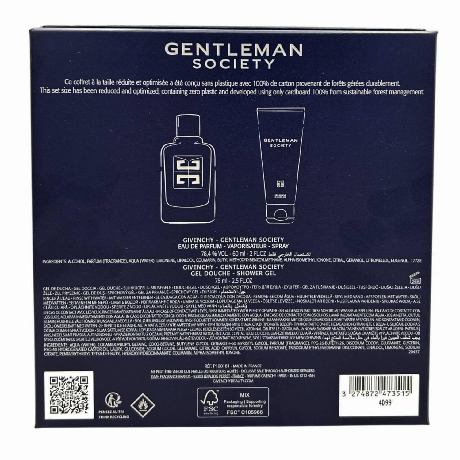 Amazon | Givenchy - Eau de Parfum Gentleman Society 60 ml