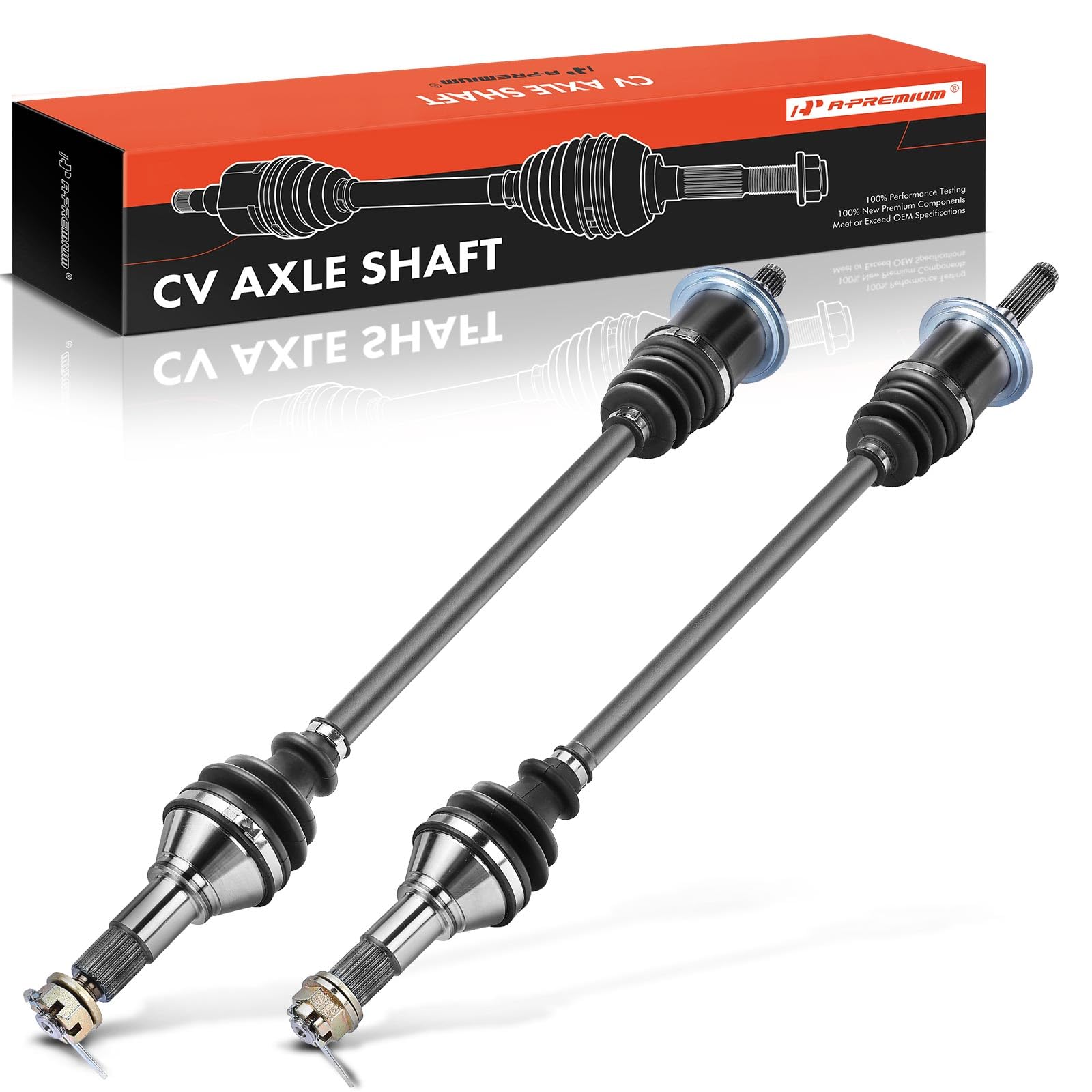 Caltric 2 Front Drive Shaft U-Joint Replacement For Can-Am Maverick 1000 4X4 Std XMR XRS DPS (2013-2016 Models)