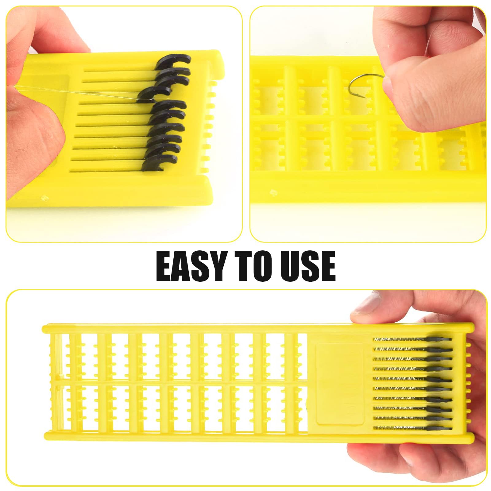 BLPRKOT 3 Pezzi Organizzatore Di Ami Da Pesca – Porta Lenza Con Clip A Molla E Scomparti, Leggero E Portatile Per Lenze E Terminali, Ideale Per Pesca In Mare E Fiume