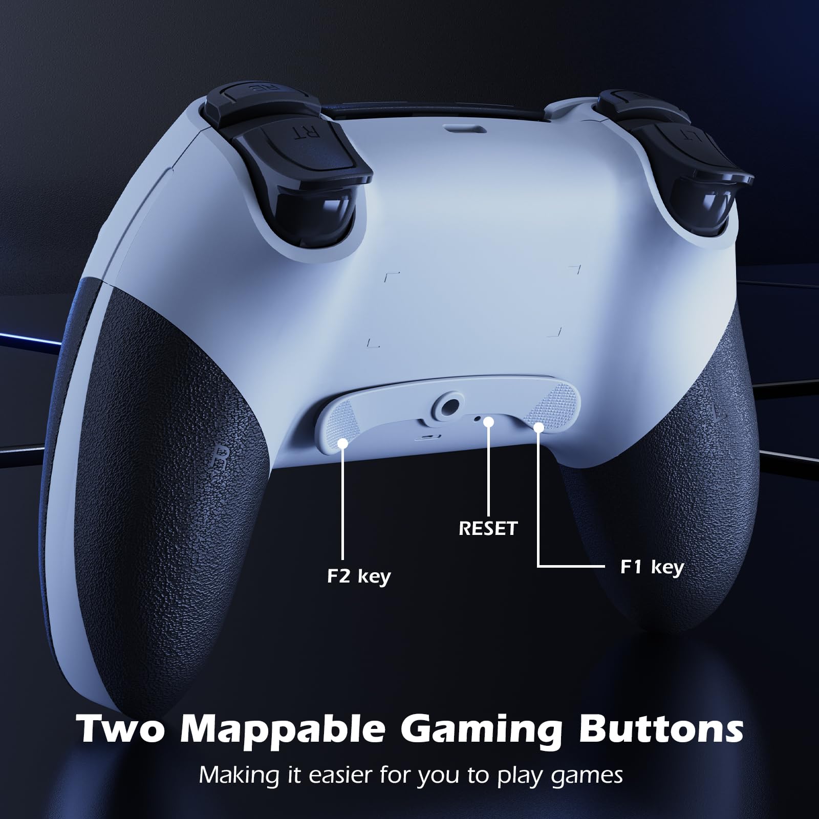 LATEC Manettes compatibles avec PS4,Manette sans Fil pour P4 Slim/Pro avec Turbo Vibration/Capteur Gyroscopique