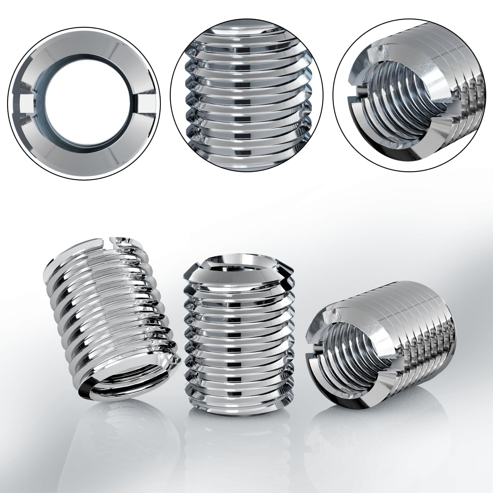 Inserti Filettati M8 A M6 In Acciaio Inox - 20 Pezzi, Per Riduzione Maschio/Femmina, Automotive E Meccanica - Foto 12