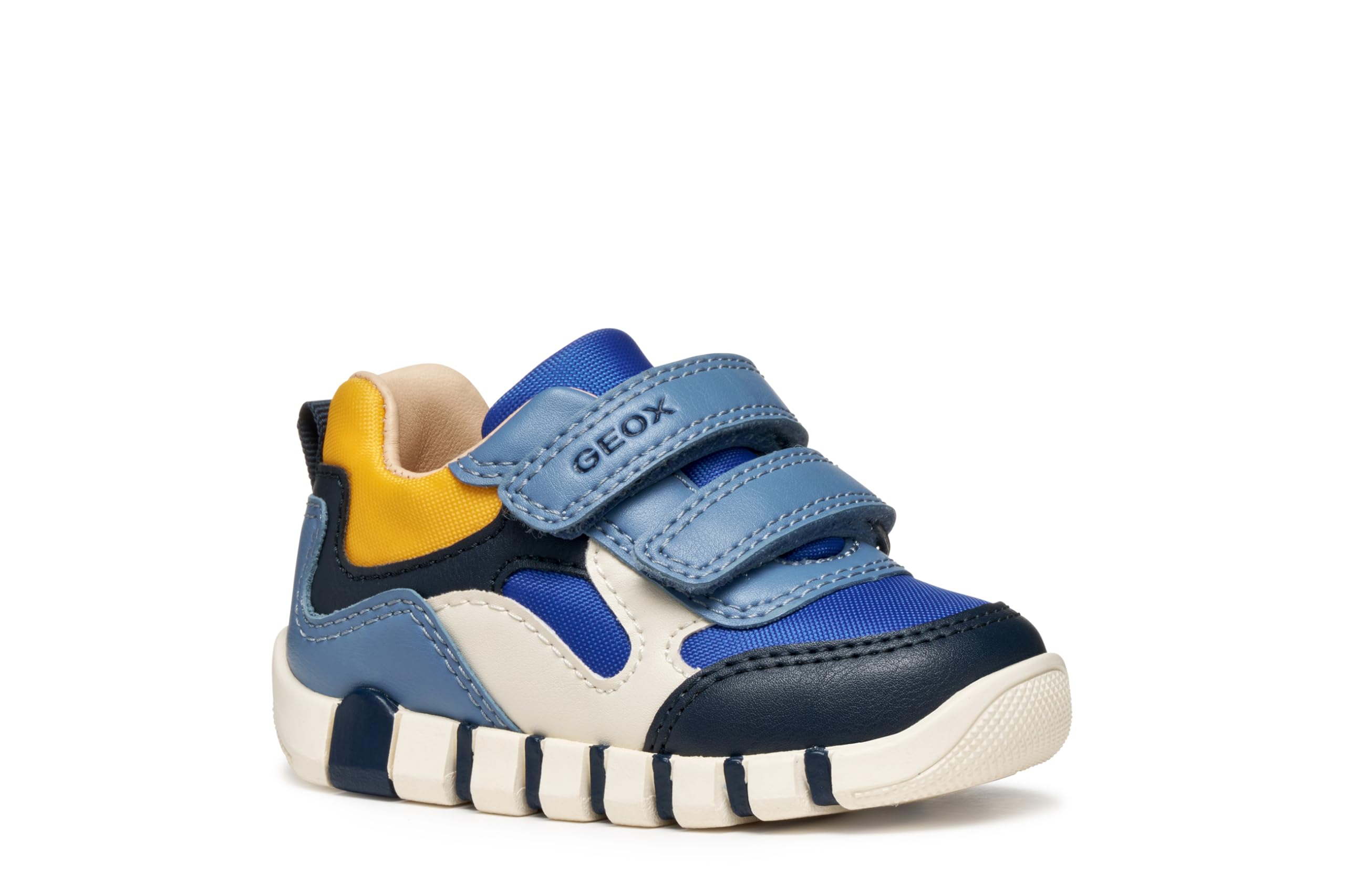Geox Baby B Iupidoo Boy First Steps Royal/Dk Yellow 26_EU