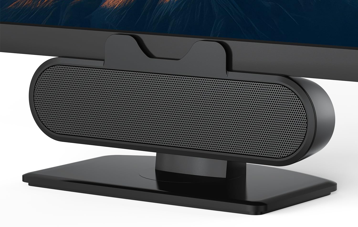 INGA Computer Speakers for Desktop PC, USB Monitor Speaker Bar with Clip-On, Wired Desk Speakers with HD Stereo Loud Sound, Laptop Speaker Mini Sound Bar, Easily Clamps to Monitor-picture-29