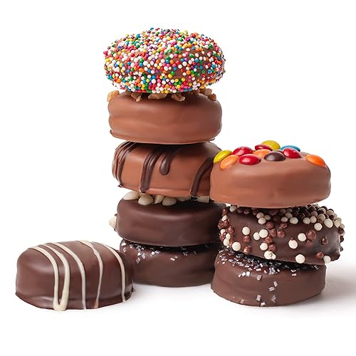 Miniatura 7 de CRAVINGS BY ZOE Cesta de regalo de galletas cubiertas de chocolate gourmet  20 unidades  Regalos para el Día de la Madre  Caja de regalo de