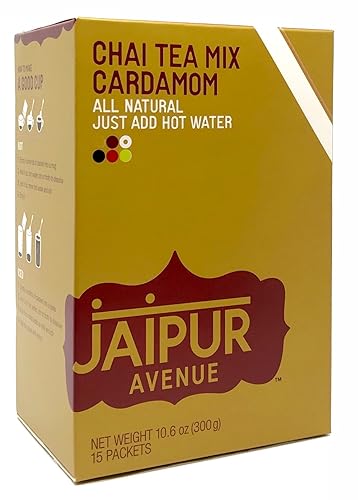 Jaipur Avenue Chai Tea Mix - Cardamomo 15 porciones