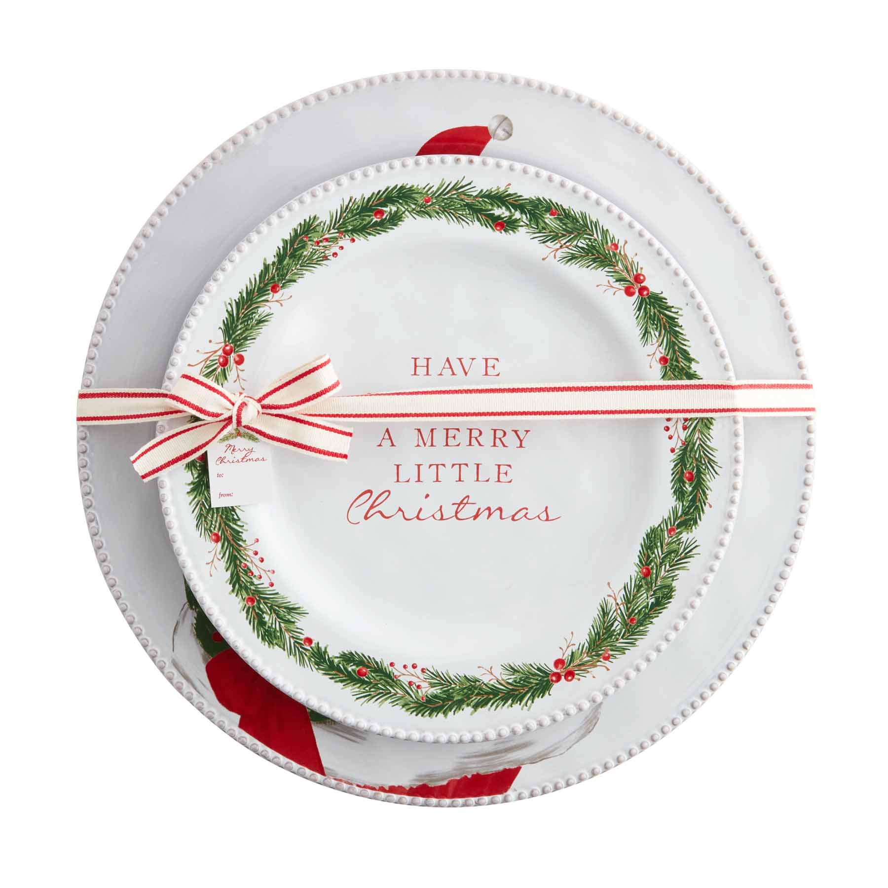 Assiettes gigognes Père Noël pour vos tables de réveillon festives