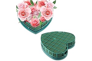 Heart-Shaped Floral Foam Blocks for Valentine's Day