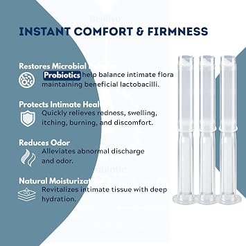 Probiotic Intimate Firming Gel - pH Balanced & Probiotics Intimate Care Gel, 5-Day Intensive Care Package Moisturizer For Dryness & Promote pH Balance | Odor Control