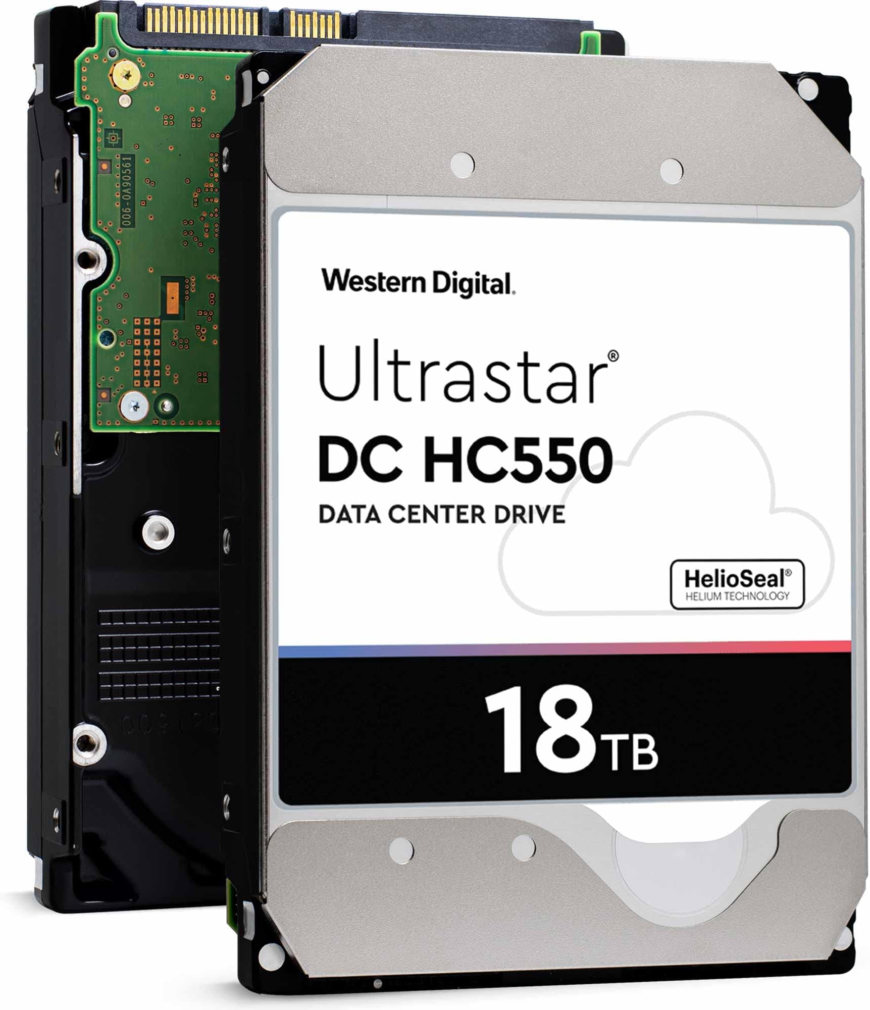 Western Digital Ultrastar DC HC550 18TB 7200RPM 3.5" SATA Hard Drive WUH721818ALE6L4 (Renewed)