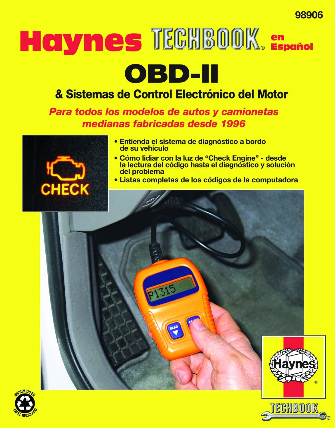 OBD-II & Sistemas de Control Electronico del Motor (Haynes Techbook) (Spanish Edition)