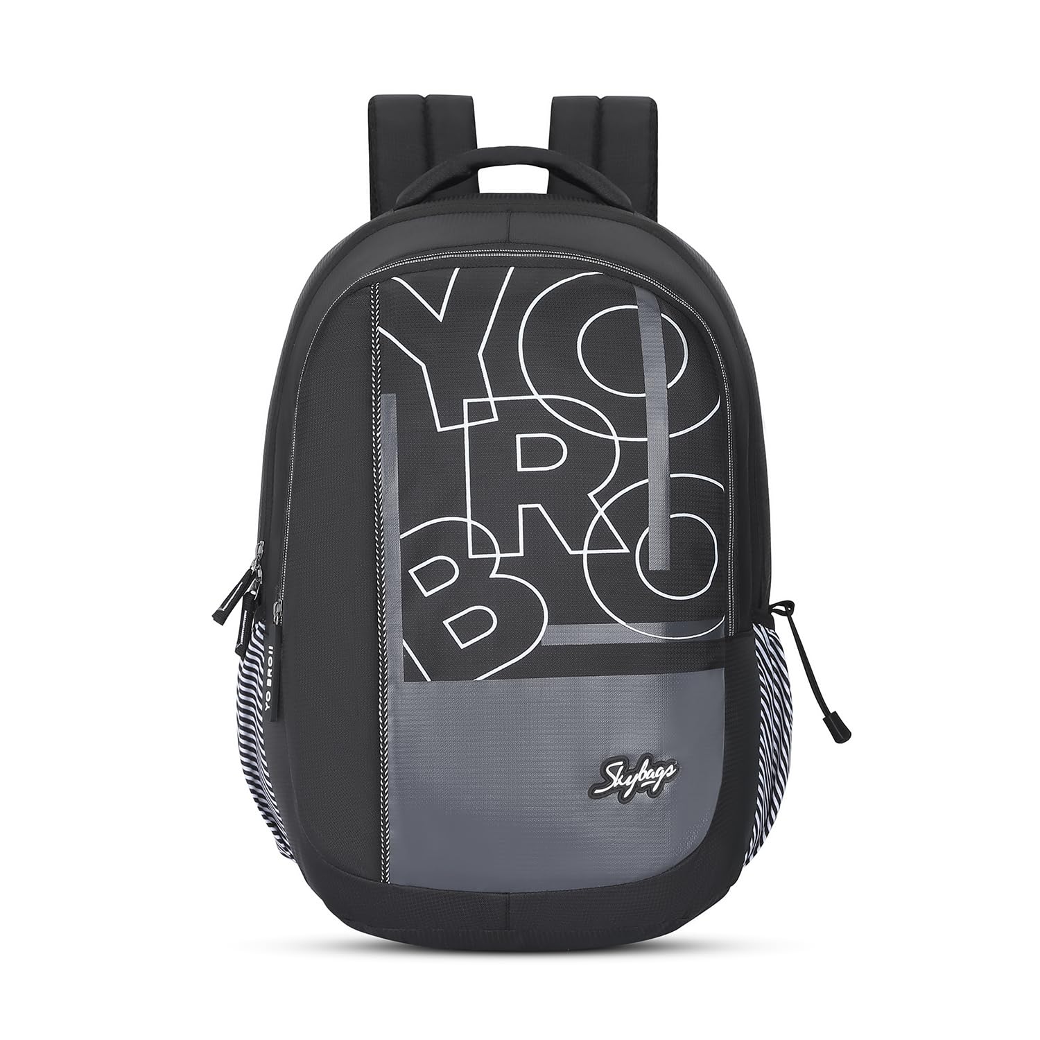 Skybags KLAN 03 3 Compartment SCHOOL BACKPACK BLACK