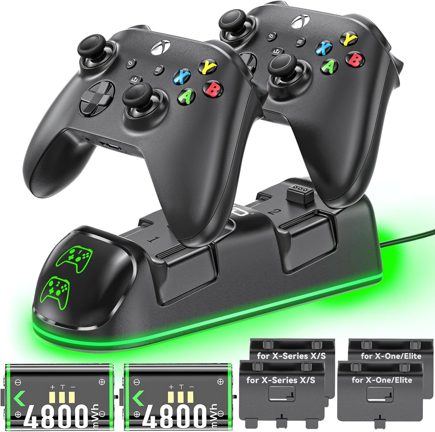 Controller Charger Station for Xbox Series/OneX/S/Elite