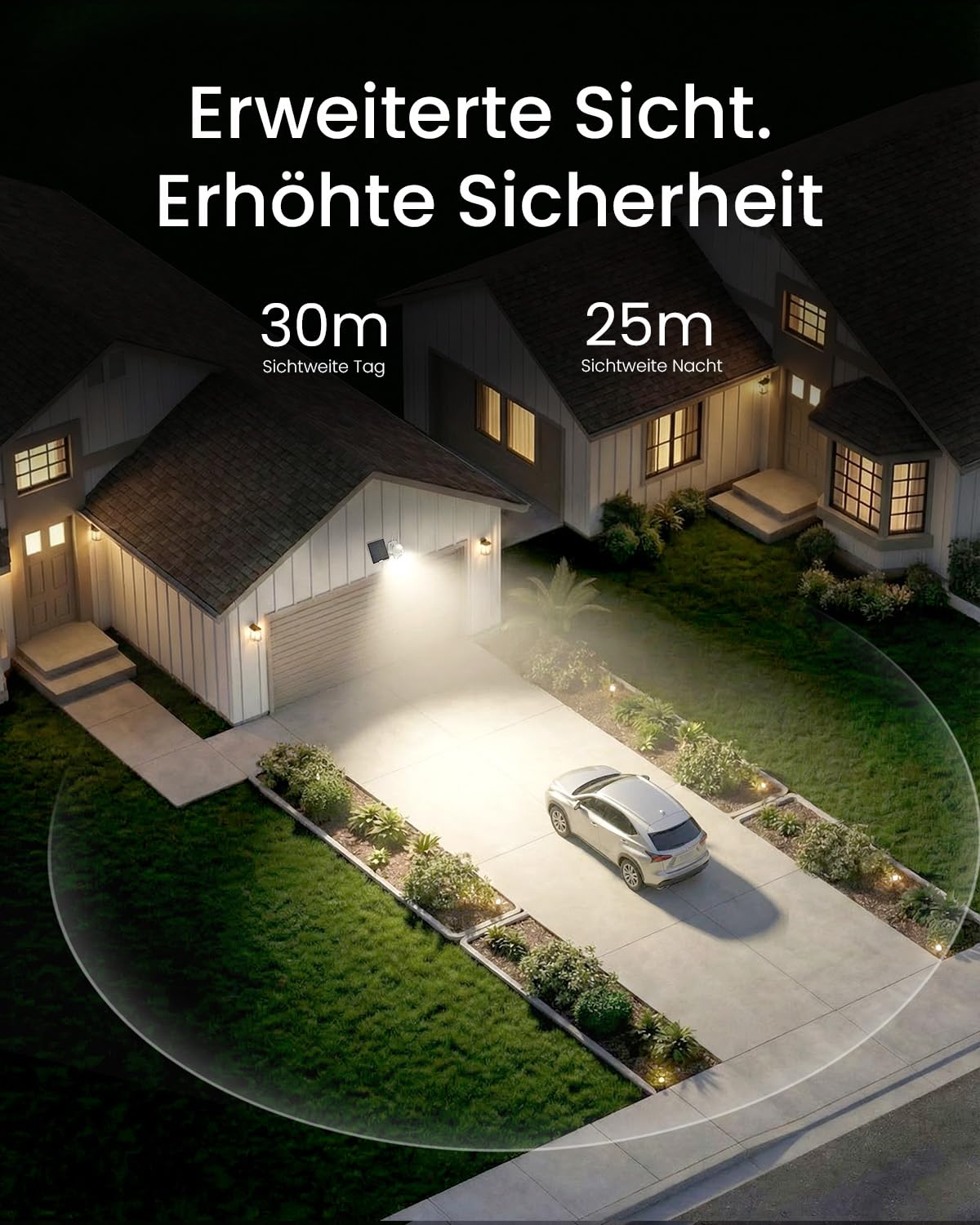 ieGeek 24/7 AOV Überwachungskamera Aussen mit Auto-Tracking, 2K 360° PTZ Kamera Solar mit 5W Solarpanel & 9000mAh Akku, 30m Farbnachtsicht, Camera Outdoor WLAN Kabellos mit Intelligente Erkennung, S7