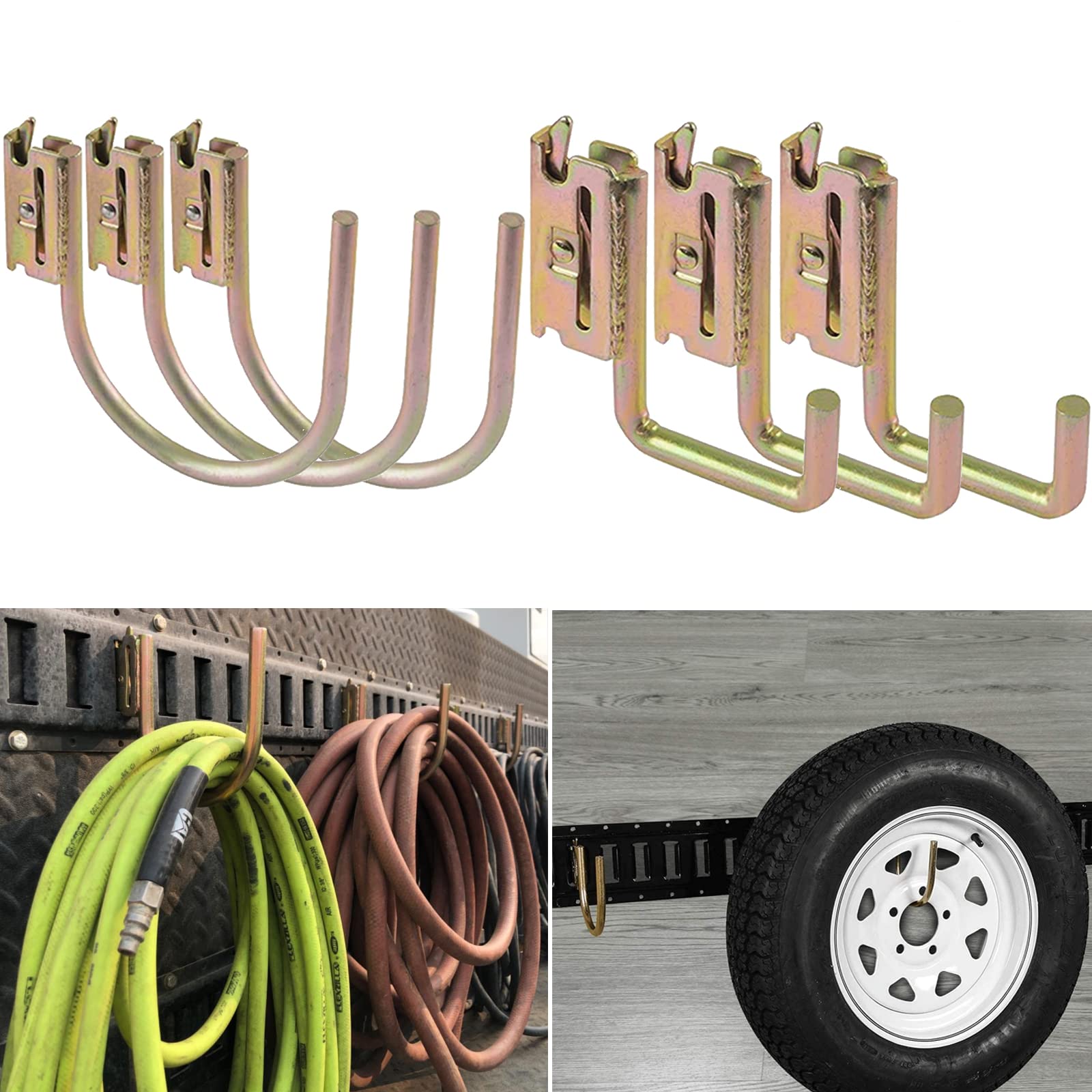 Buy 6 Pack ETrack JHooks Heavy Duty J Hook Fitting with Spring