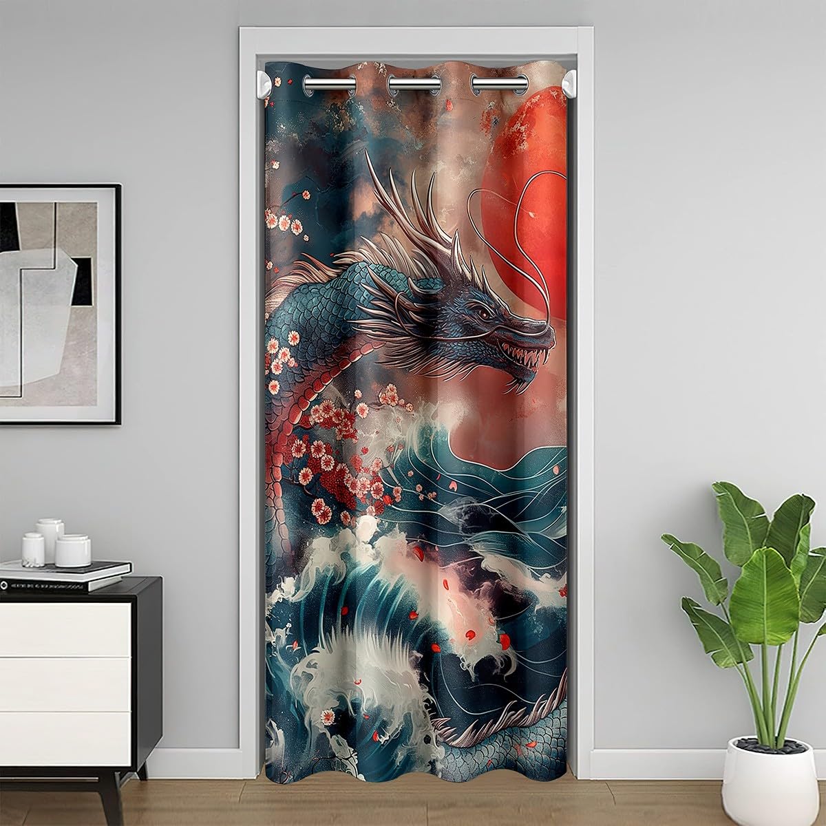 Rideau de placard style japonais pour transformer votre dressing en dressing zen