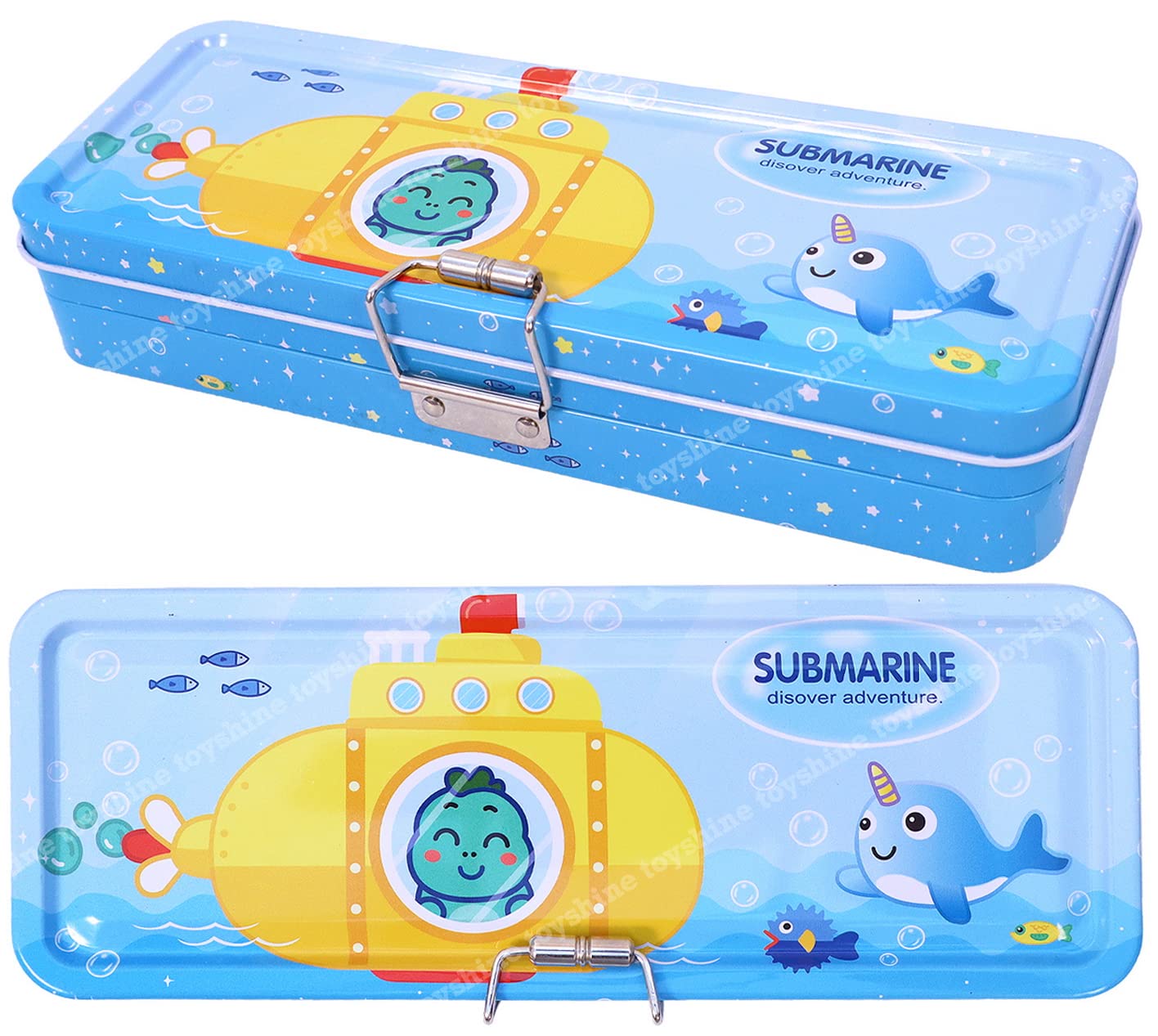 See full amazon price history chart for Toyshine Metal Pencil Box Basic Pencil Case, Double Compartment for Kids, School Box, for Girls Boys Kids - Submarine Toyshine Metal Pencil Box Basic Pencil Case, Double Compartment for Kids, School Box, for Girls Boys Kids - Submarine (B0B3TZC4CR) Amazon Price History, Amazon Price Tracker