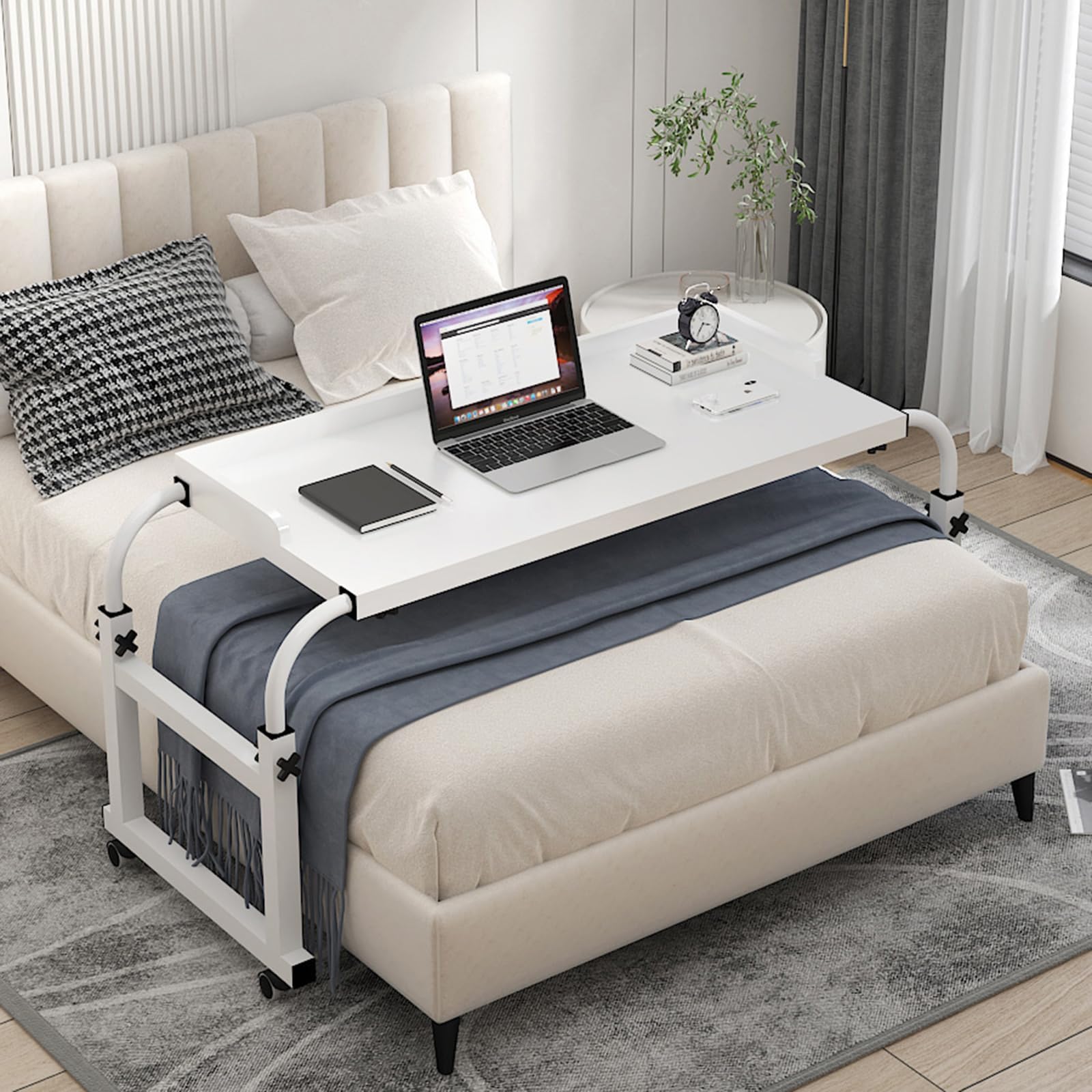 Table de lit réglable pour manger au lit ou travailler sur le canapé