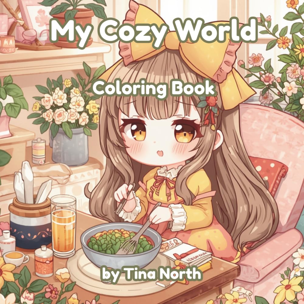 My Cozy World Coloring Book: A Kawaii Coloring Book for Relaxation and Creativity