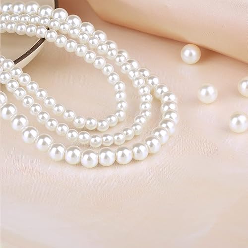 Miniatura 3 de Collar de perlas graduales para mujer gargantilla de perlas blancas para mujer, joyería de moda, elegante cadena estética de fiesta de boda para