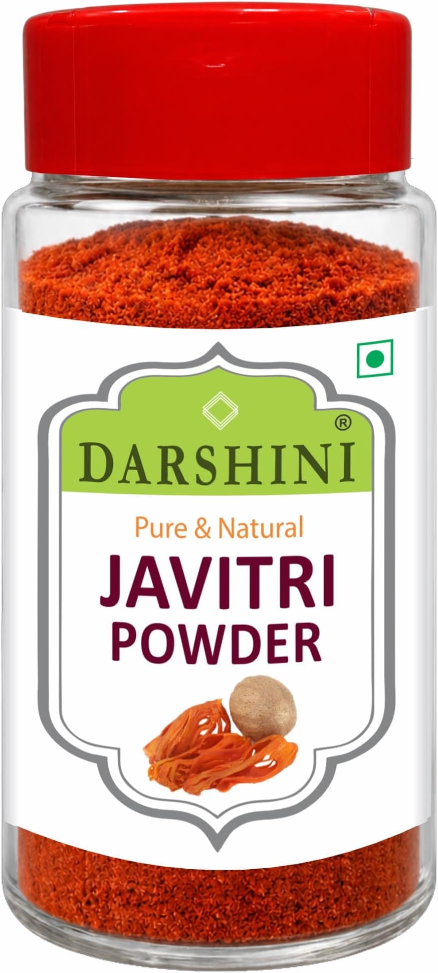 Darshini Javitri Powder 50 gm - Javetri Japatri Powder | Pure & Finely Ground Mace Spice for Cooking, Baking & Beverages | Strong Aroma & Flavor