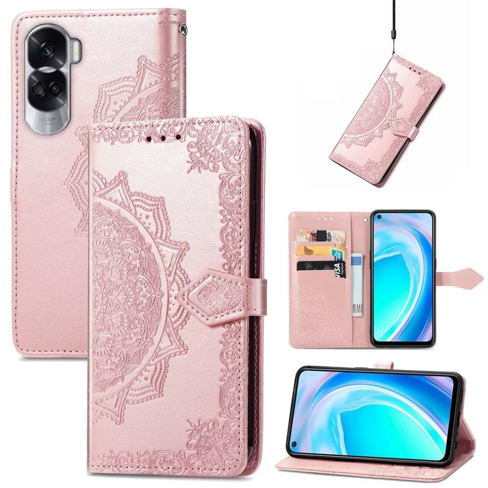 Cover soft-touch per Honor 90 Lite, serie Fast Cover viola - Italiano