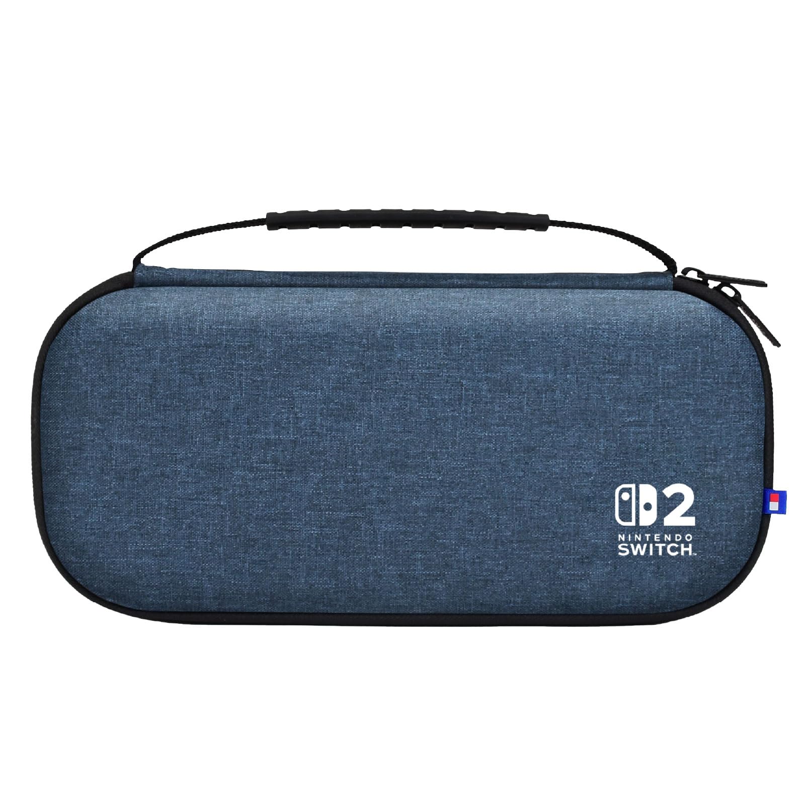 HORI Slim Tough Pouch Plus, Indigo Blue, Nintendo Switch 2 Travel