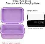 Elonbo Carrying Case for OMRON Evolv Bluetooth Wireless Upper Arm Blood Pressure Monitor, OMRON Evolv BP7000 Portable One-Piece BP Monitor Storage Holder, Purple