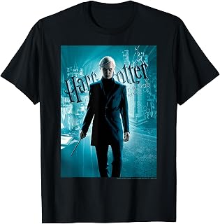 Harry Potter Half-Blood Prince Draco Malfoy Character Poster T-Shirt