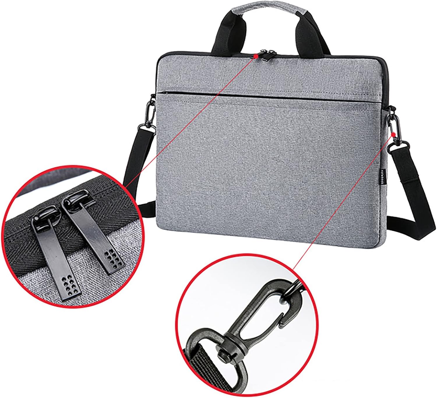 Laptop Bag,Briefcase Laptop Case Computer Bag Office Travel Business (15 inch,Black)