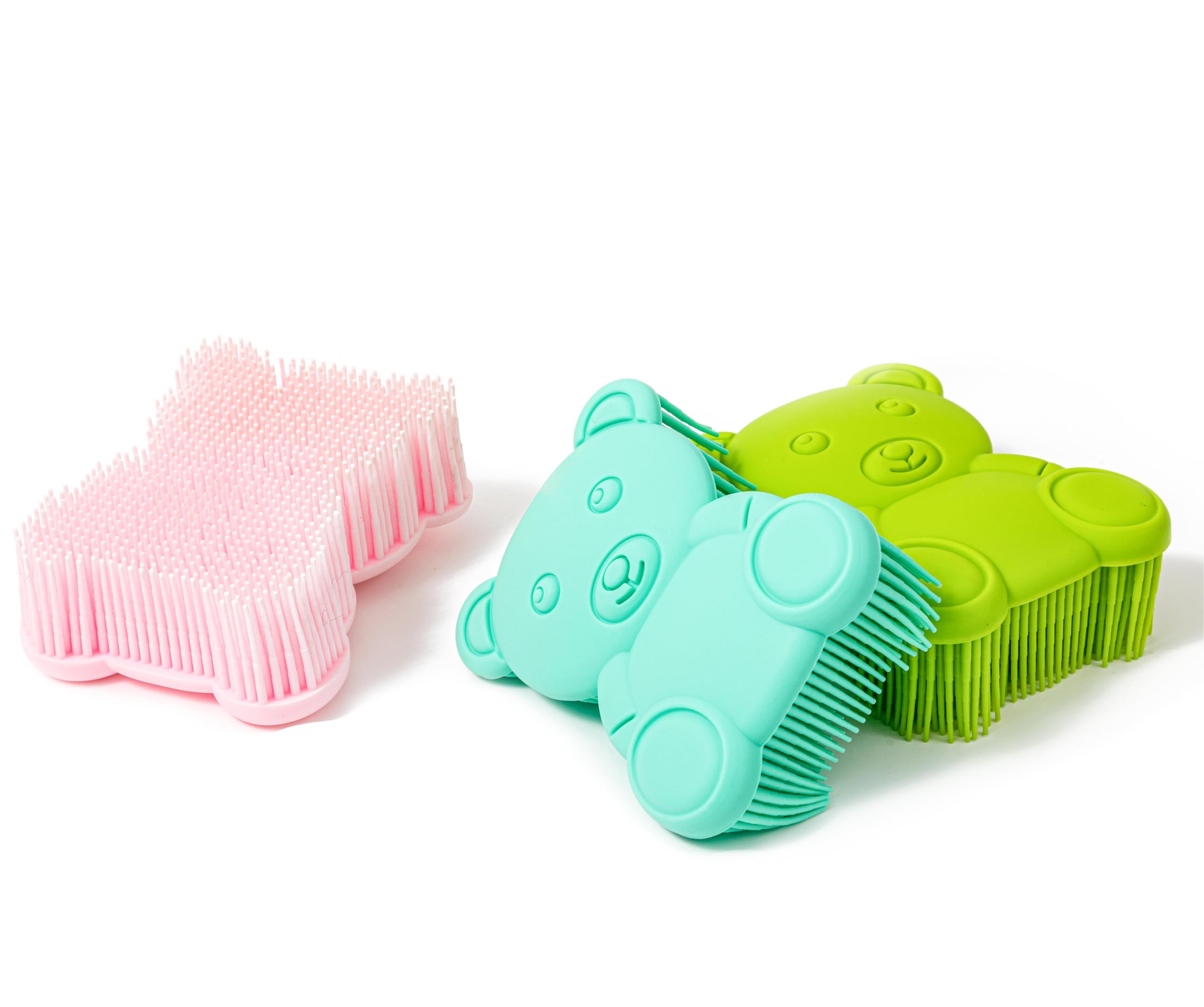Premium Sensory Brush for Kids or Autism Soft Silicone Body Scrubber, 2 in 1 Sensory Room Occupational Therapy Brush - Image 2