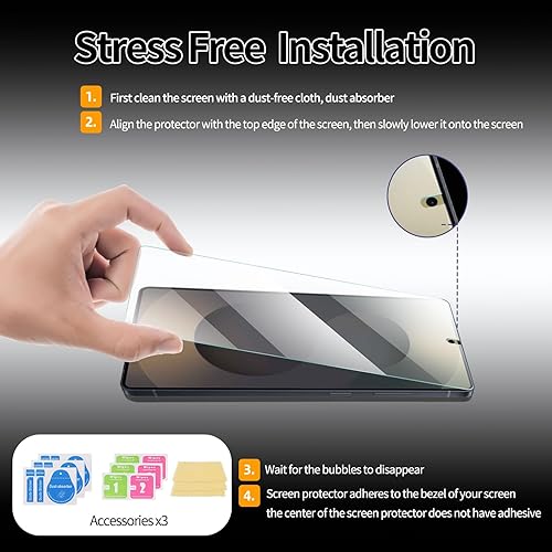 Vista 21 de Paquete de 2 protectores de pantalla de vidrio templado curvado aplicables para Samsung Galaxy S21 Ultra 5G de 6.8 pulgadas + 2 protectores de lente