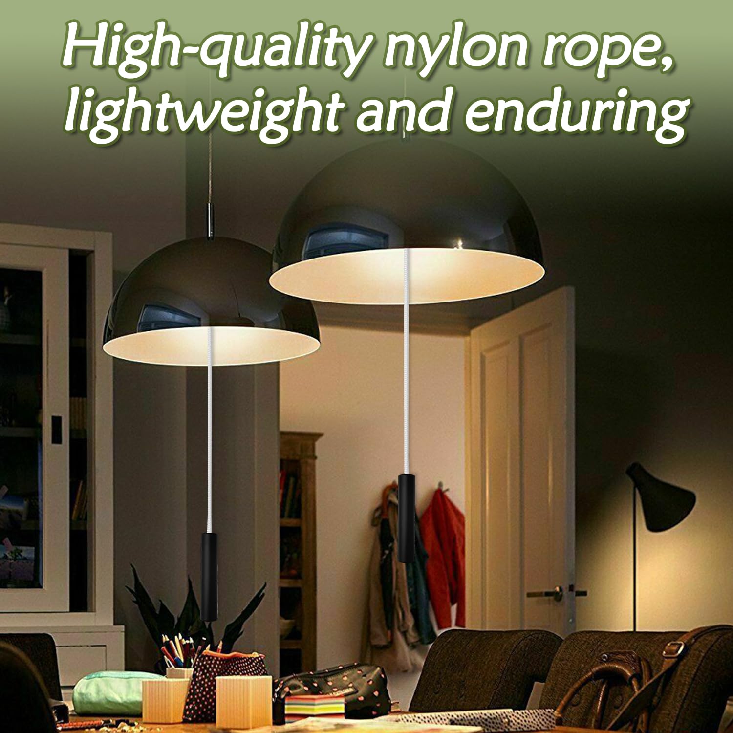SUBTAVIK 2Pcs Light Pull Cord - Image 4