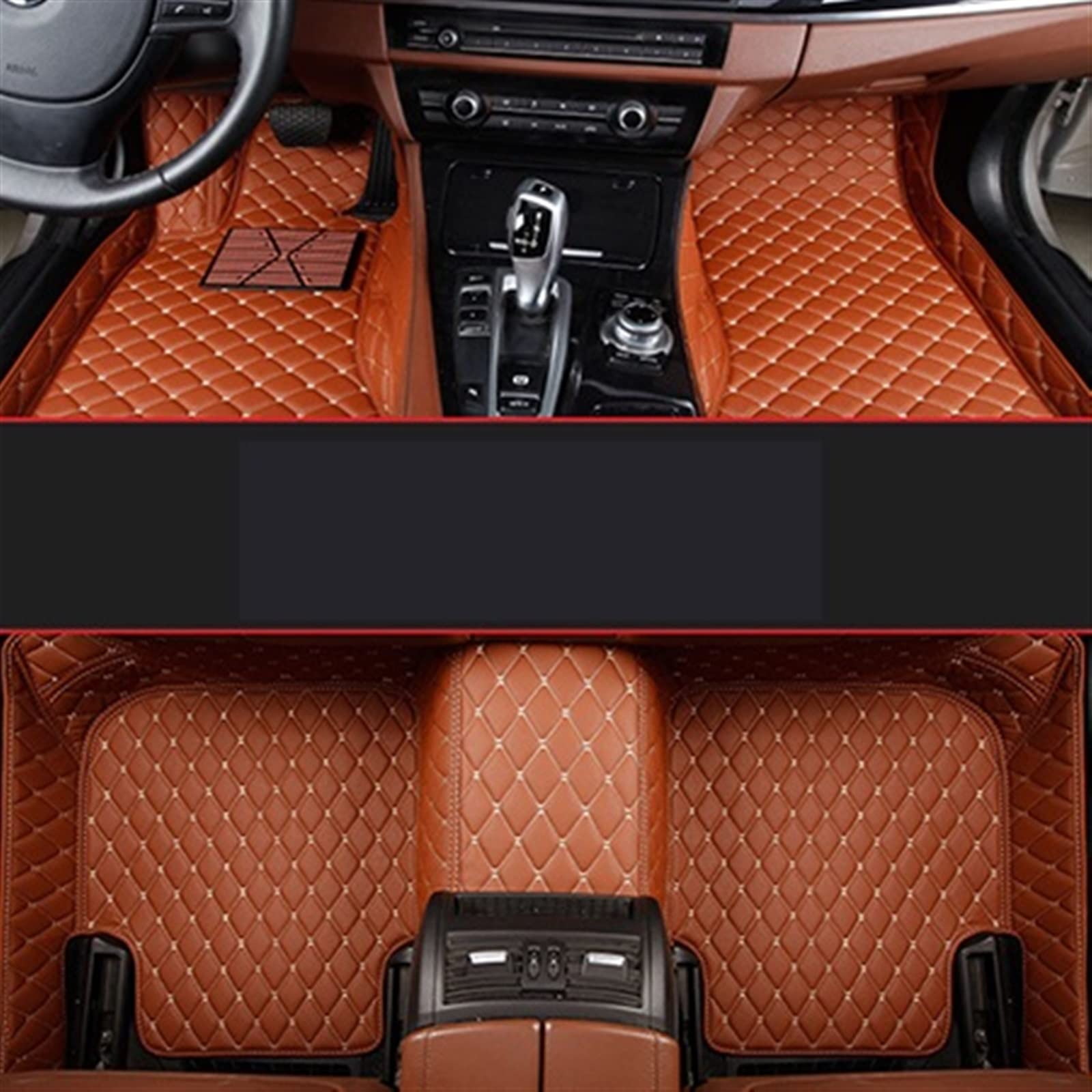 Tapis de sol voiture personnalisé pour Hyundai Tucson 2019-2020 marron
