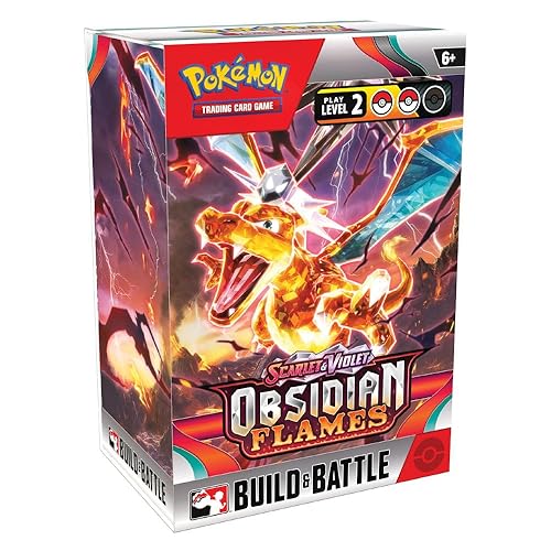Pokemon Scarlet & Violet SV03 Obsidian Flames Build & Battle Box - 4 Packs
