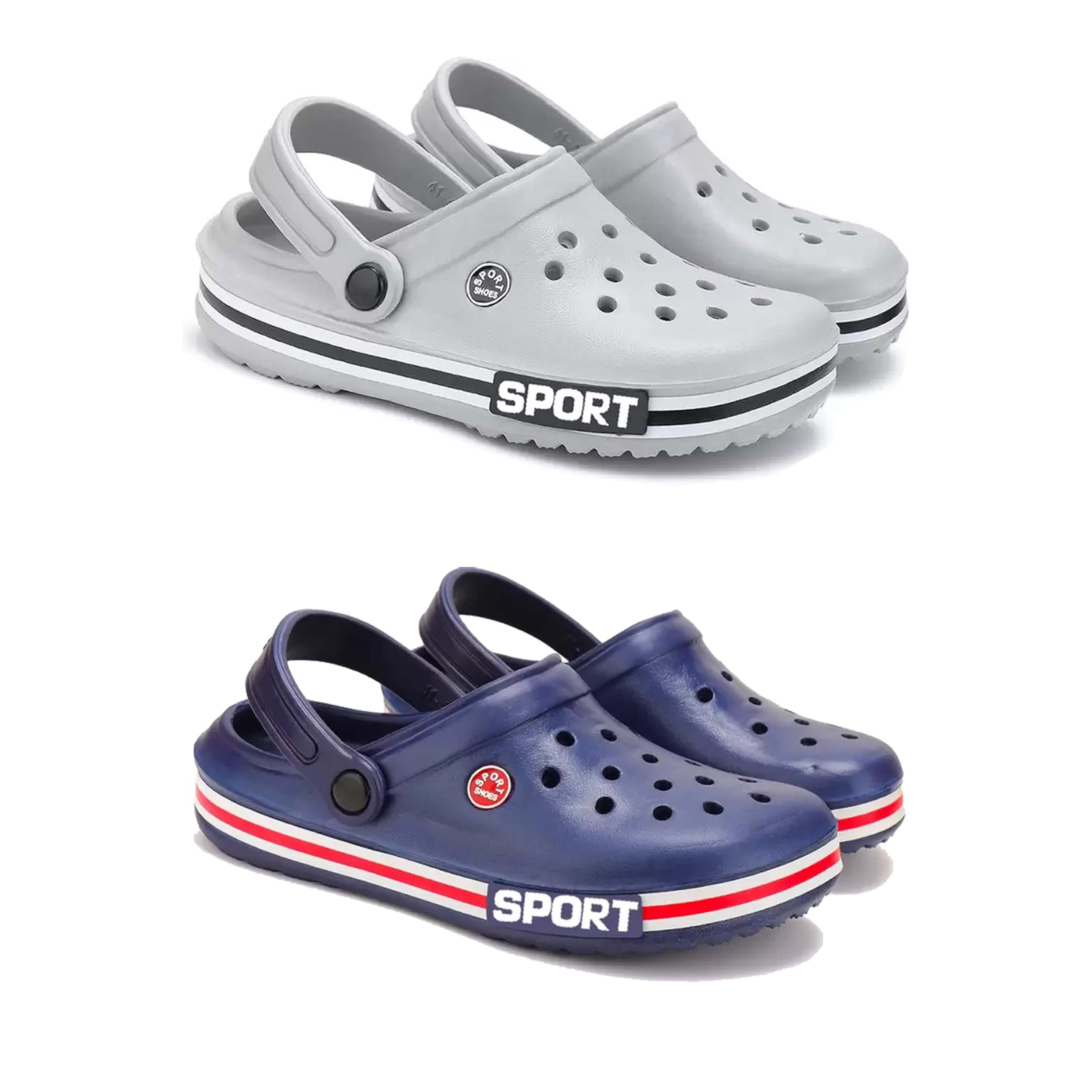 Men's Sandals Clogs| Lightweight Wear| Stylish & Easy to Wear For Men's PCV-SAN-(2-COMBO)-3016-3015-image-15