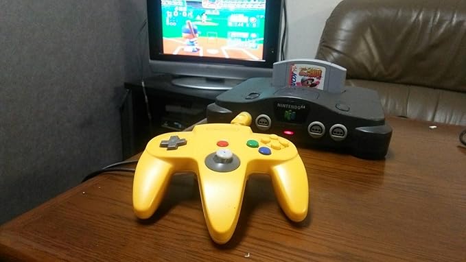 Amazon コントローラーbros イエロー N64 本体 周辺機器