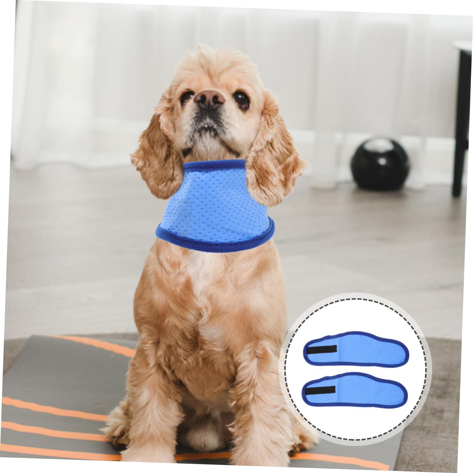 Housoutil 6pièces Bandana Refroidissante pour Chien Collier Été Glace pour Chiens Écharpe Rafraîchissante Anti-Chaleur pour Animaux