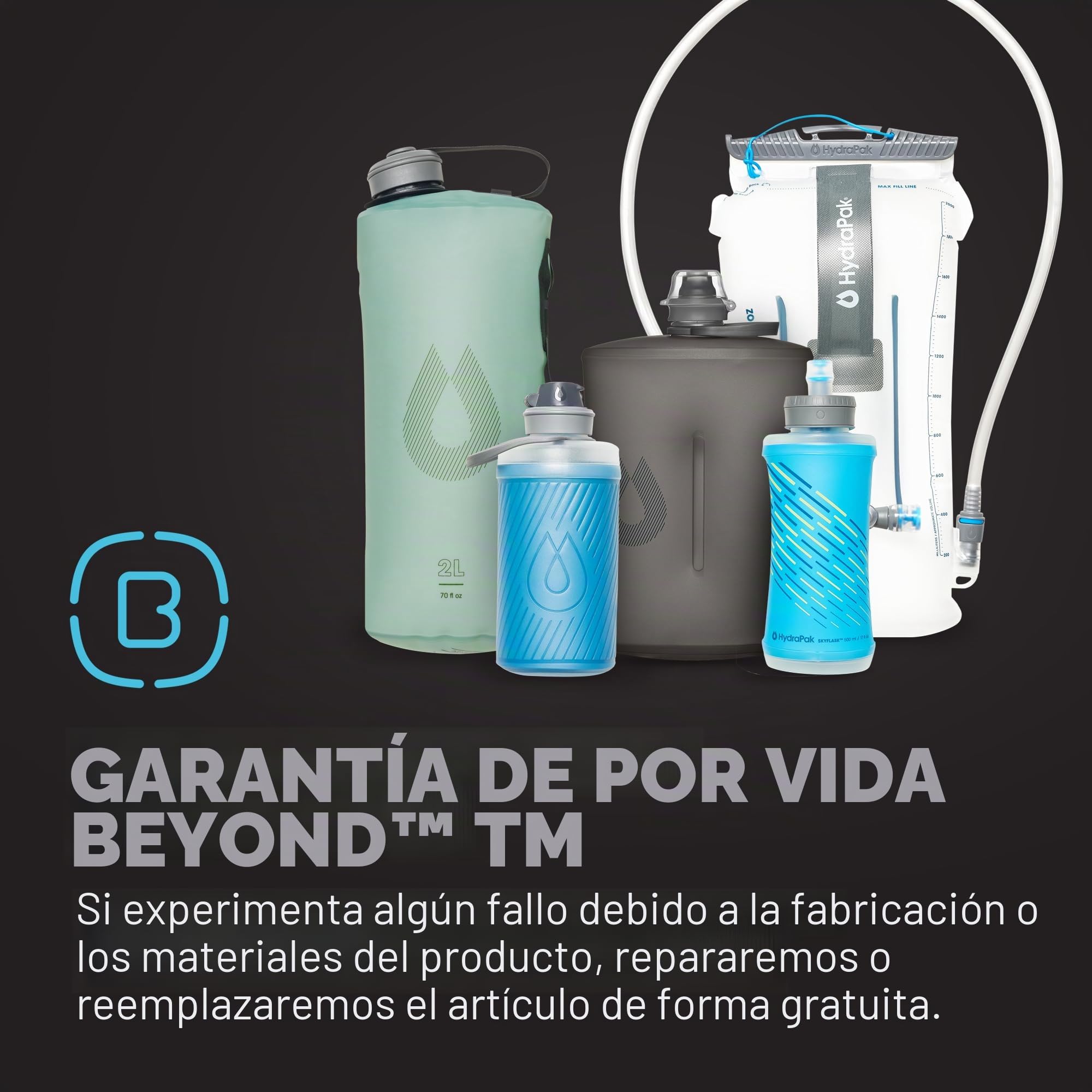 HydraPak Breakaway+ - Tapa de filtro - Accesorio de filtración de agua - Flujo rápido - Se adapta a botellas de bicicleta y deportes, perfecto para ciclismo, actividades al aire libre, viajes y