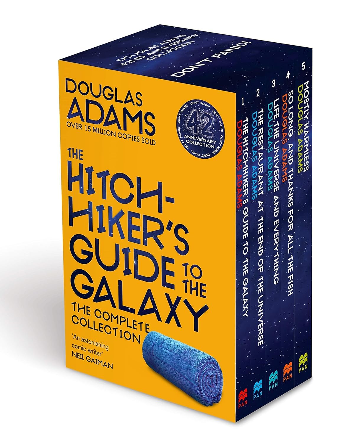 Picador Hitchhiker's Guide to the Galaxy Trilogy Collection 5 Books Set by Douglas Adams