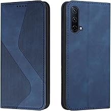 Mo-Somnus Compatible with OnePlus Nord CE 5G Case, Magnetic PU Leather Flip Wallet Case Mobile Phone Case, Shockproof Protective Case OnePlus North CE 5G Wallet Flip Case with Card Slots, Blue