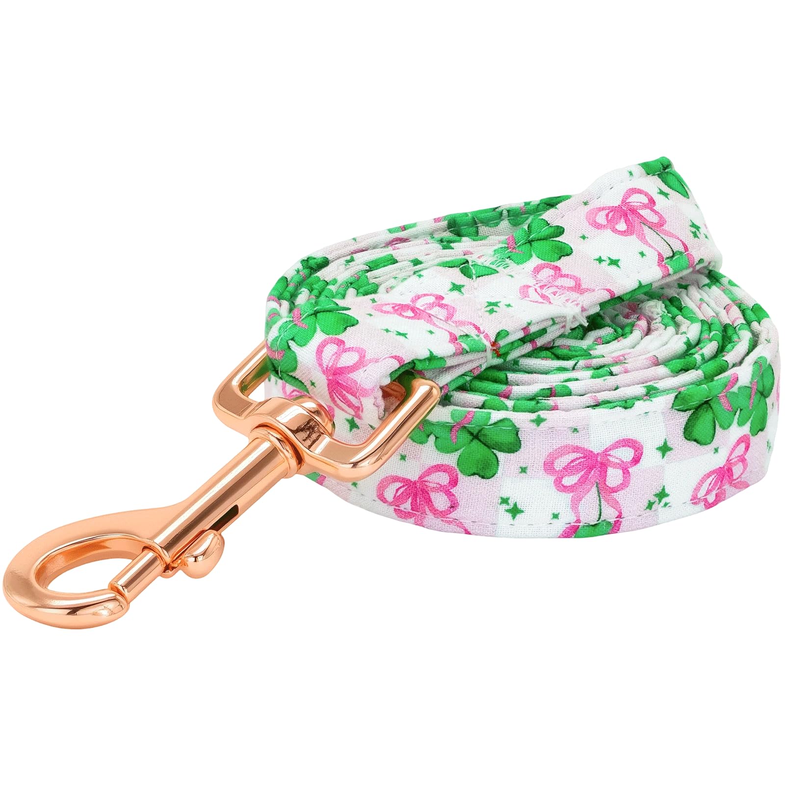 Elegant little tail Dog Leash, St Patrick's Dog Leash Female or Male Durable Cotton Soft Handle Pet Puppy Leashes for Small Medium Large Dogs — image 1